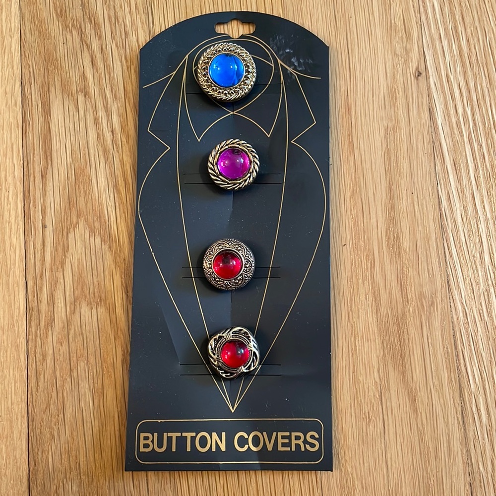 Vintage Jewel 💎 Button Covers